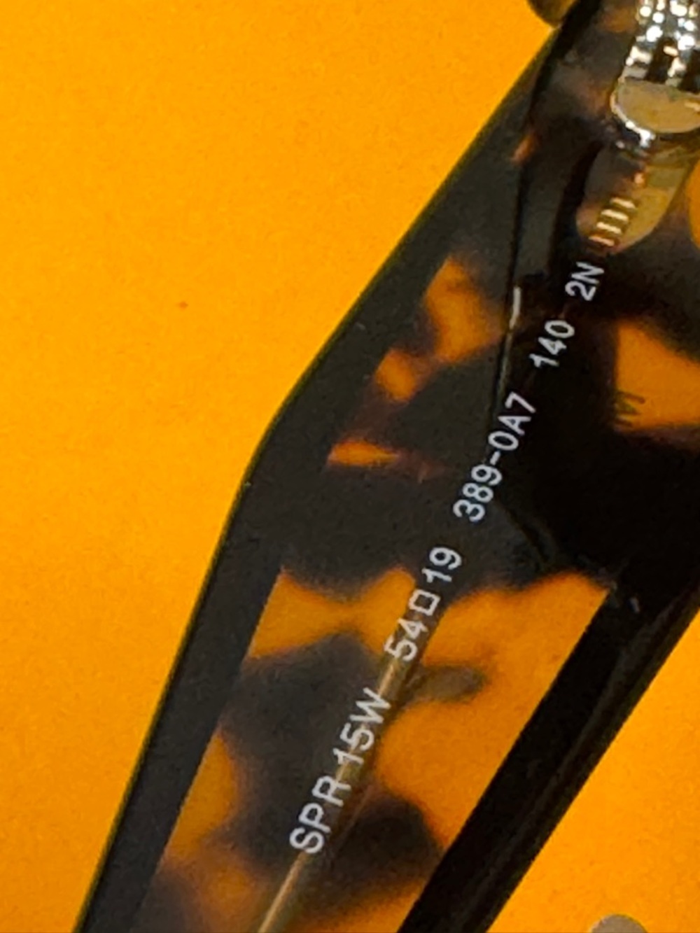 Prada Sunglasses Tortoiseshell Oversized Square Sunglasses - Amber Lenses - Picture 7 of 13
